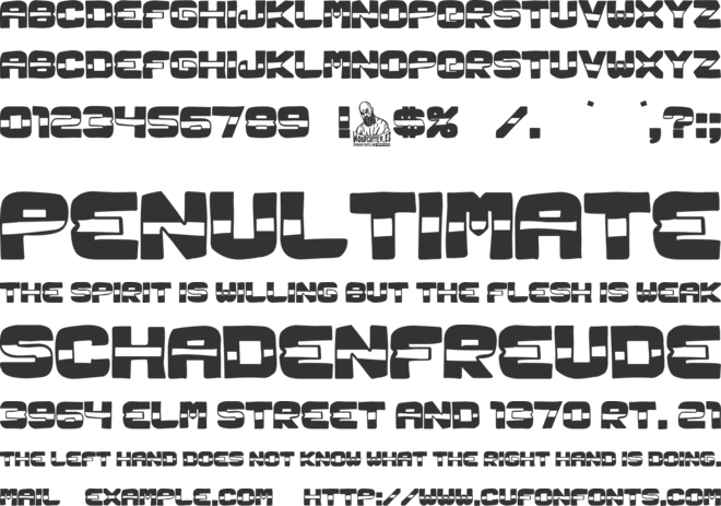 Futuro Incierto font preview