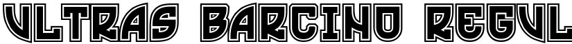 Ultras Barcino Regular font