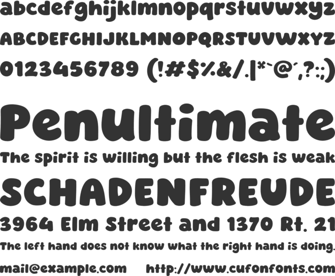 Straw Milky font preview