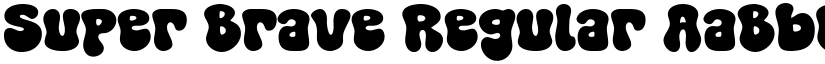 Super Brave Regular font