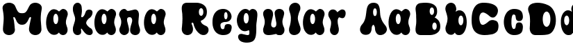 Makana Regular font
