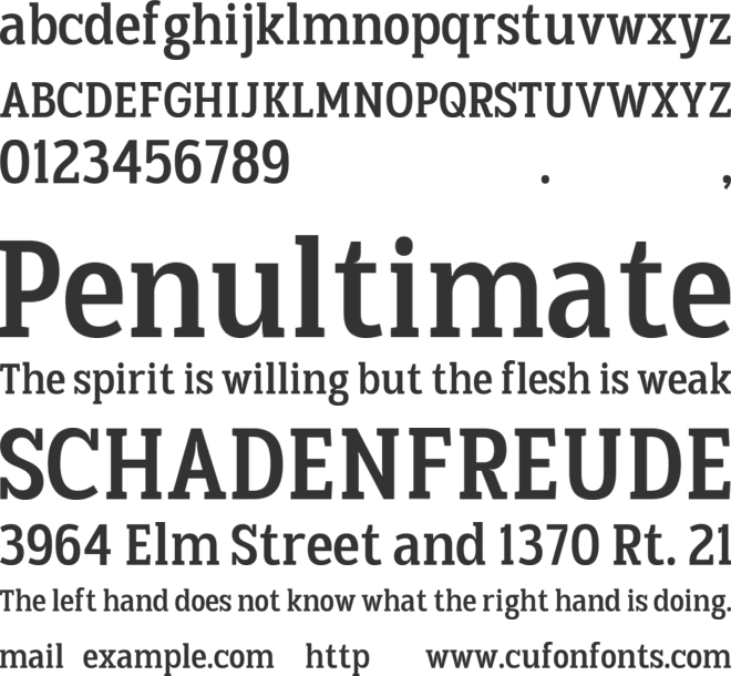 TBJ Goslap font preview