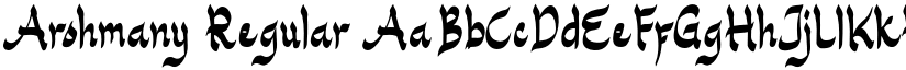 Arohmany Regular font