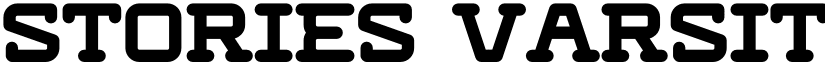 Stories Varsity Regular font