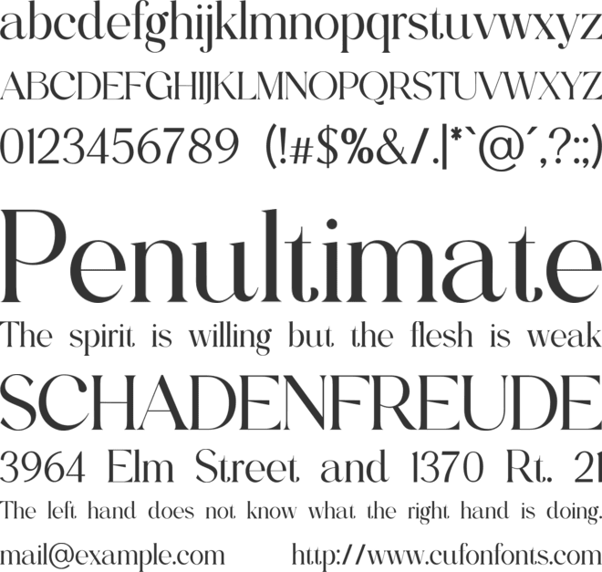 ANGULAR FLOW font preview