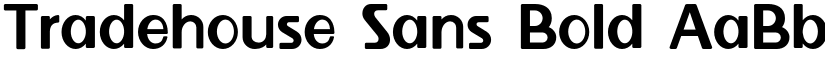 Tradehouse Sans Bold font