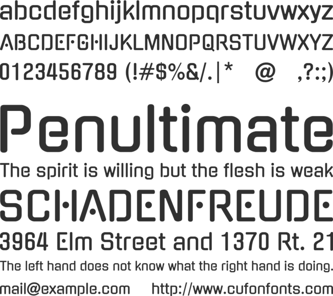 Gugi font preview