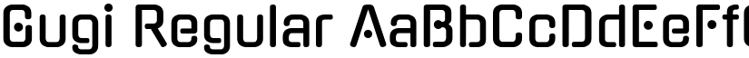 Gugi Regular font