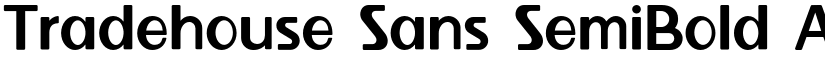 Tradehouse Sans SemiBold font