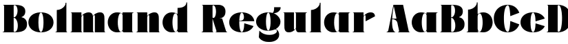 Bolmand Regular font