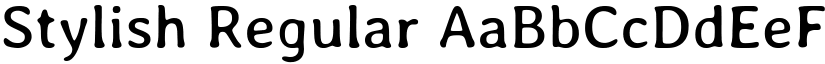 Stylish Regular font