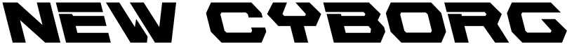 New Cyborg Leftalic Regular font
