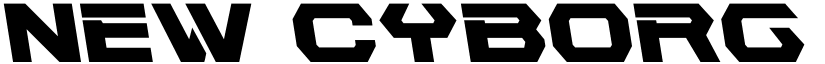 New Cyborg Semi-Leftalic Regular font