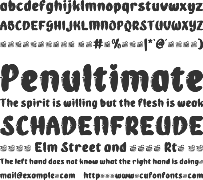 Waleyoi Trial font preview