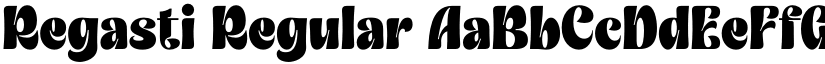 Regasti Regular font