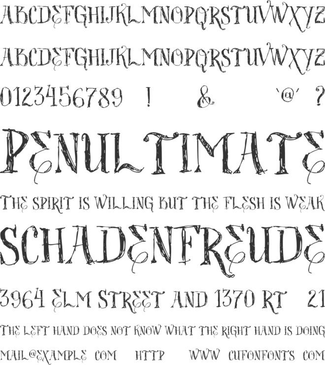 Vtks-Quinta-Feira font preview