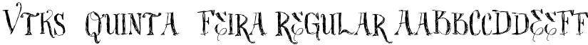 Vtks-Quinta-Feira Regular font