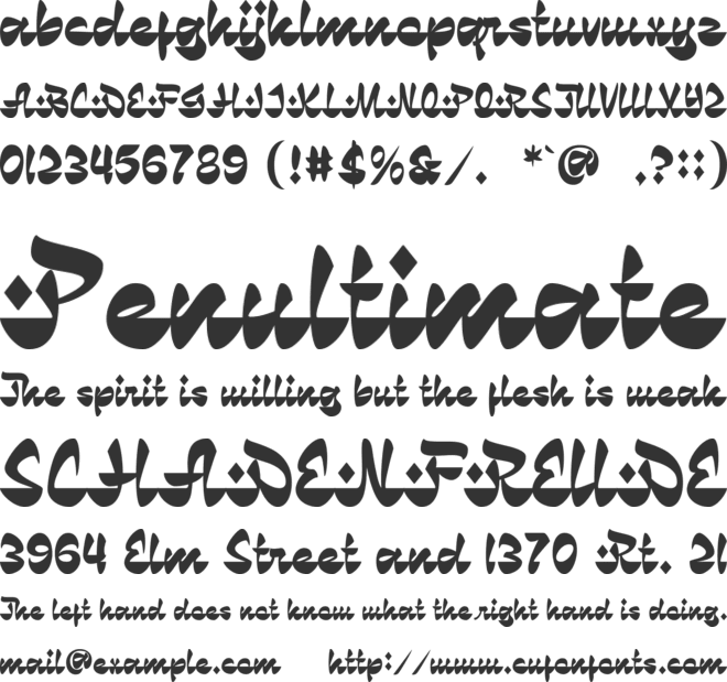 Ramadan Delight font preview