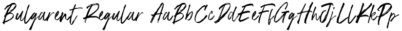 Bulgarent Regular font