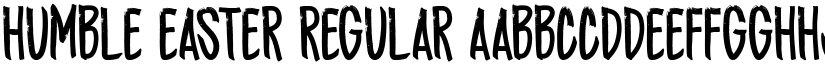 Humble Easter Regular font