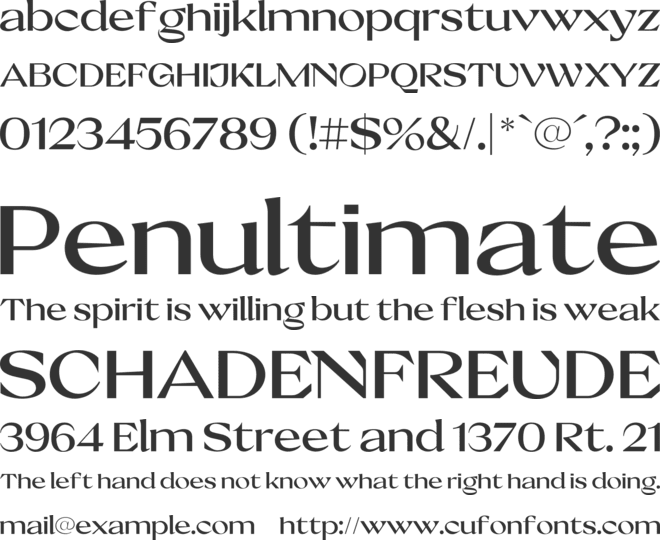 Nurma font preview