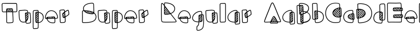 Tuper Super Regular font
