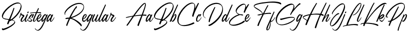 Bristega Regular font