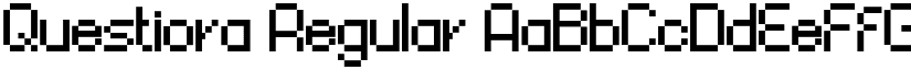 Questiora Regular font