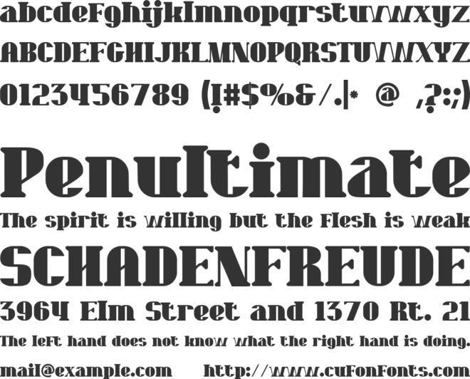 Fime Bonidh font preview