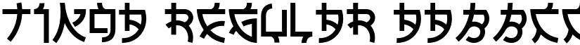 Tikoa Regular font