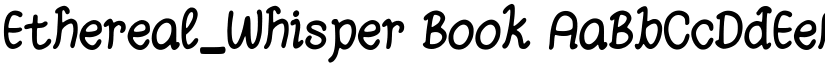 Ethereal_Whisper Book font