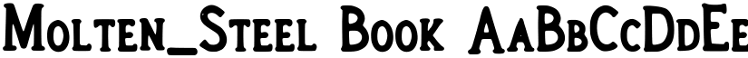 Molten_Steel Book font