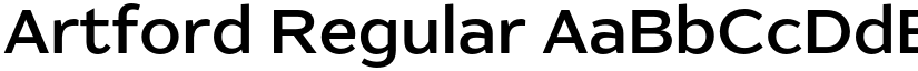 Artford Regular font