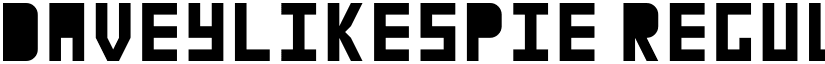 daveylikespie Regular font