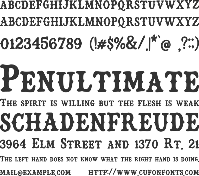 Moonlight Whimsy font preview