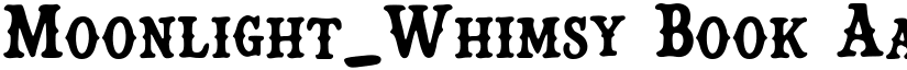 Moonlight_Whimsy Book font