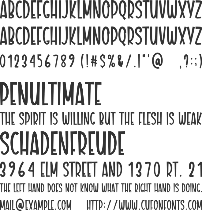 Summer  Closing font preview