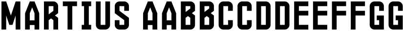 Martius font