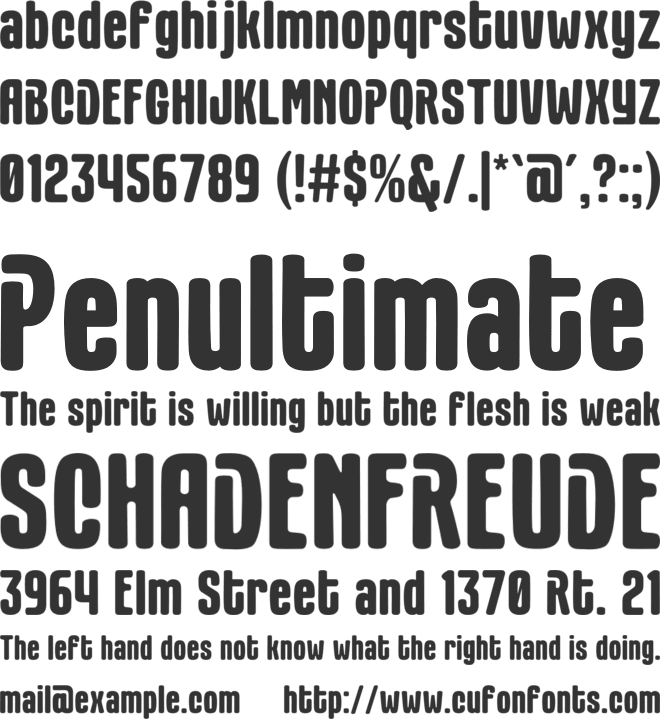 Batchan font preview