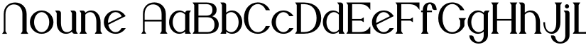 Noune font