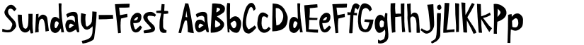 Sunday-Fest font