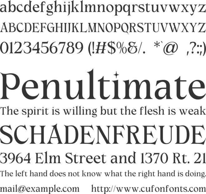 Malibu Sunday font preview