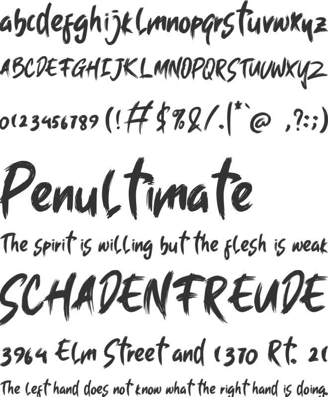 Maestrovu font preview