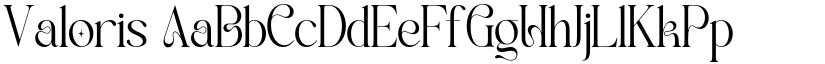 Valoris font