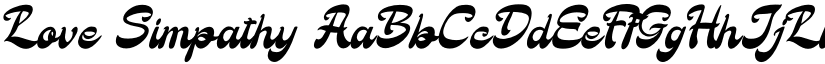 Love Simpathy font