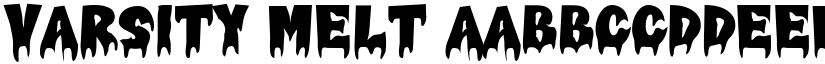 Varsity Melt font