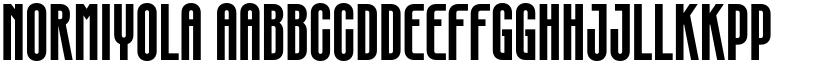 Normiyola font
