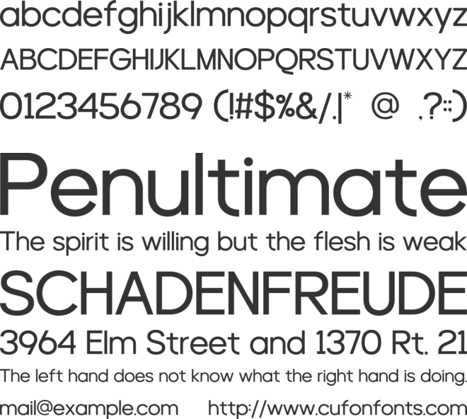 Quicking font preview