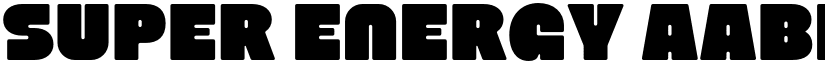 Super Energy font