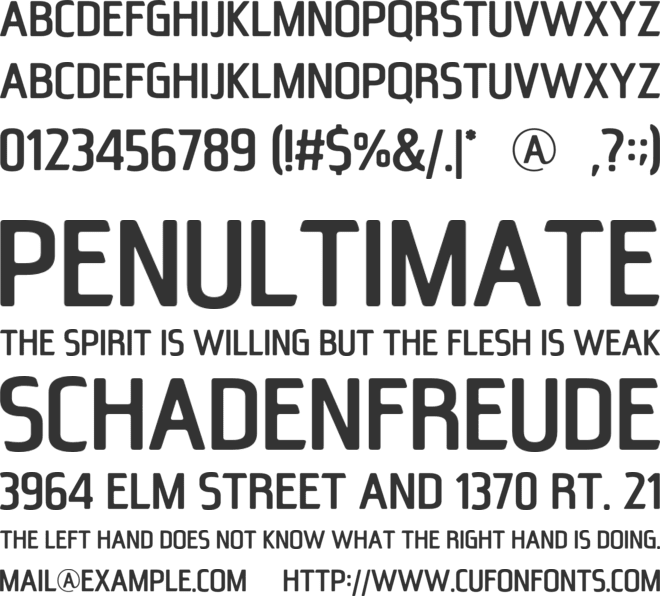 Motuba font preview